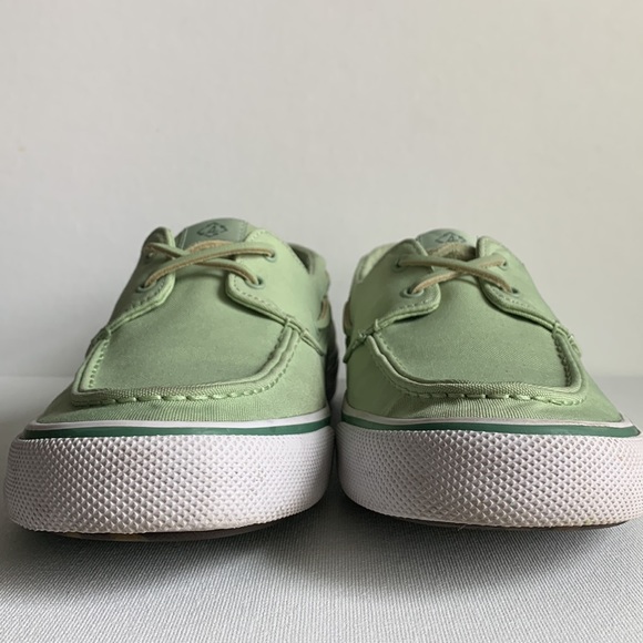 Sperry Bahama II SeaCycled Green Boat Shoes Men’s Size 9.5 - Picture 10 of 14
